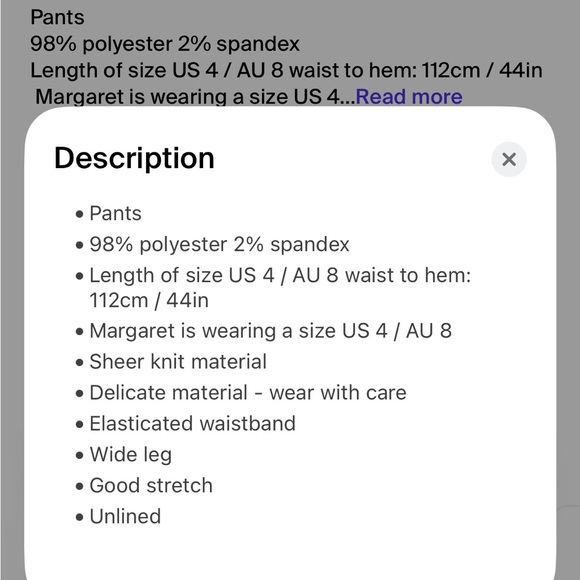 FWB Princess Polly us 4 green wafflw beach pants SANTA MONICA GREEN - Picture 11 of 11